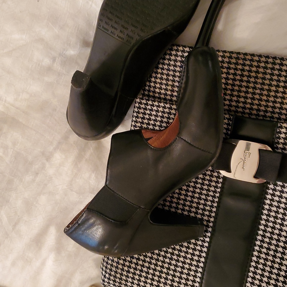 Miz Mooz Retro Vibe Black Heels